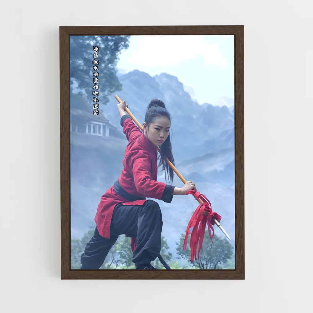 Poster La Petite Guerrière – affiche Kung Fu (vue 5)